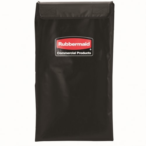 Rubbermaid Collapsible X-Cart Replacement Bag, 4 Bushels, Black